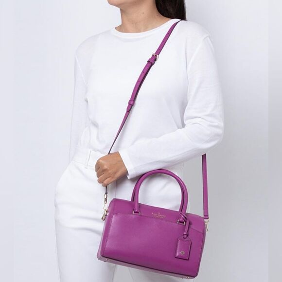 Kate Spade New York Devyn Medium Duffle Satchel Shoulder Bag Tote 👛 Bajarose - Picture 1 of 16